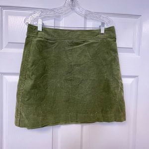 J. CREW CORDUROY SKIRT